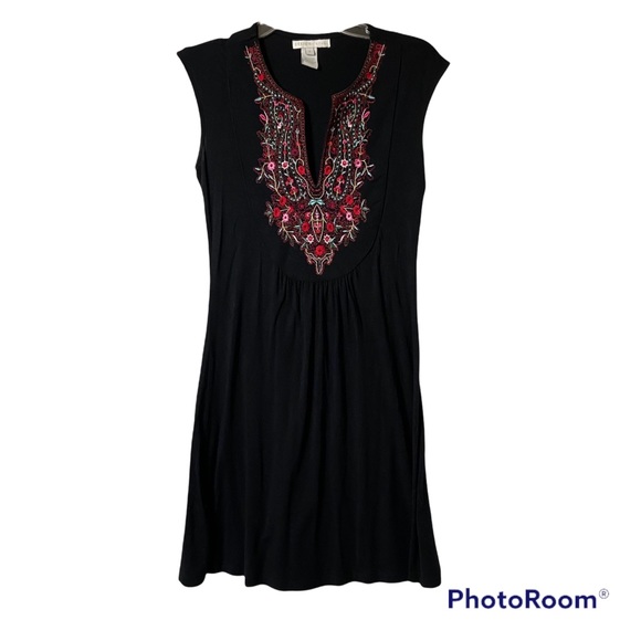 Design History Embroidered Short Dress Size Small - Picture 1 of 6